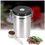Libison Coffee Storage Canister, Patented Airtight Lid Pushes Air Out to Preserve Food Freshness - Stainless Steel Food Container with Scoop Food Bins & Canisters US Shipment