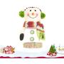 Amosfun Christmas Snowman Cookie Jar Chocolates Candy Container Snowman Ornaments Christmas Party Favors Gifts