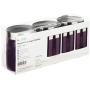 Premier Housewares Liberty Tea, Coffee and Sugar Canisters - Set of 3, Purple