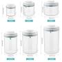 lesgos Cereal Storage Containers, BPA-Free Airtight Food Storage Canisters, Kitchen Dry Food Dispenser with Seal Lid for Snacks Sugar Nuts Coffee Beans Pet Food
