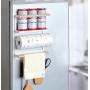 Liveinu Magnetic Kitchen Rack Fridge Magnetic Organizer For Refrigerator Organizer Rack Magnet Shelf For Paper Towel Holder Rustproof Spice Jars Rack Refrigerator Shelf Storage Hanger Oganizer Tool