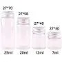 | Storage Bottles & Jars | Wholesale 7ml 12ml 20ml 25ml Transparent Glass Spice Bottles Jars Vials Terrarium with Silver Screw Cap Lid Wedding Crafts 50pcs | by HUDITOOLS | 1 PCs