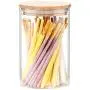 WANGLX ST Food Storage Container Set Pantry Durable Seal Pot Cereal Storage Containers Dry Foods Liquids Clear Containers Stainless Steel Cover