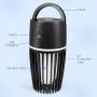 Bug Zapper, Electric Mosquito Killer, Fly Insect Trap ndoor & Outdoor, Mosquito Trap with Electronic Lamp for Backyard