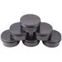 BÉNECREAT 10 Boîtes d'Alluminium 5 OZ avec Bouchon à Vis Rond – Idéales pour Épices, Bonbons, Thé ou Cadeaux (Noir) BÉNECREAT 10 Boîtes d'Alluminium 5 OZ avec Bouchon à Vis Rond – Idéales pour Épices, Bonbons, Thé ou Cadeaux (Noir)