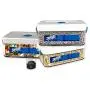 Ziploc ZLCANISTER-3PC Three 1.5-Liter Canister Set with Adapter, 1.5L, White Ziploc ZLCANISTER-3PC Three 1.5-Liter Canister Set with Adapter, 1.5L, White