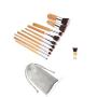 Pure Vie 15 Colors Cosmetics Cream Contour and Highlighting Makeup Kit, Color Correcting Cream Concealer Camouflage Makeup Palette + 11 Pcs Foundation Powder Concealer Eye Shadows Makeup Brushs