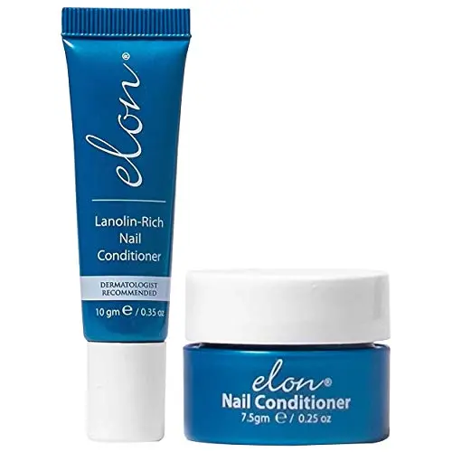 Elon Lanolin - Rich Nail Strengthener 10g Tube + 7.5g Jar | Nail Cuticle Conditioner Cream Repairs, Protects and Strengthens | Recommended by Dermatologists and Podiatrists Elon Lanolin - Rich Nail Strengthener 10g Tube + 7.5g Jar | Nail Cuticle Conditioner Cream Repairs, Protects and Strengthens | Recommended by Dermatologists and Podiatrists