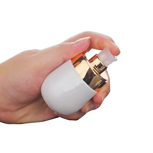 1 Pièce Pot en Verre Vide Remplissable de 30ml/1oz avec Bouchon Transparent (Blanc) 1 Pièce Pot en Verre Vide Remplissable de 30ml/1oz avec Bouchon Transparent (Blanc)