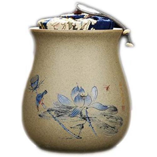 East Majik Chinese Retro Ceramics Tea Jars Coffee Tins Storage Jars for Tea Loose Leaf