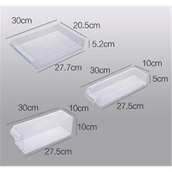Kitchen Food Storage Jar Airtight Food Storage Kitchen Glass Jar Moisture-Proof Home Multi-Purpose Jam Bottle Cruet Fruit Crisper Refrigerator Storage Box (Color : Large)