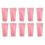 24Pcs 5ml/0.2oz Mini Portable Plastic Hose with Screw Lid Refillable Squeeze Bottle Soft Tube Cosmetic Container Vials Makeup Dispening Tool Holder for Facial Cleanser Toothpaste Hand Cream (Pink)