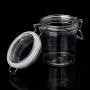 Bouteille de RUZYY 500ML en Plastique Ronde avec Couvercle Clip Airtight, Contenant de Rangement Cuisine, Ustensiles de Cuisine, Préservation des Aliments, Organisateur de Crème Cosmétique Bouteille de RUZYY 500ML en Plastique Ronde avec Couvercle Clip Airtight, Contenant de Rangement Cuisine, Ustensiles de Cuisine, Préservation des Aliments, Organisateur de Crème Cosmétique