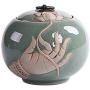 Cereal Containers Ceramic Seal Canister, Handheld Lotus Storage Tank Containers