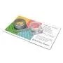 Clear 8 oz Plastic Jars with White Lids (6 pk) with Balm Jar - PET Round Refillable Containers