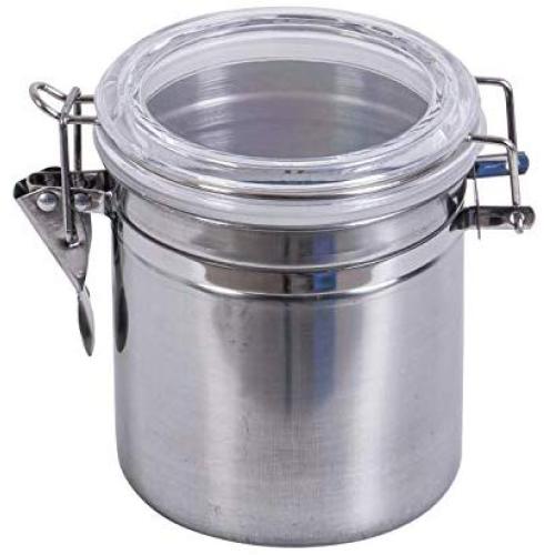 Stainless Steel Airtight Sealed Canister Coffee Flour Sugar Tea Container Storage Jar,Xl