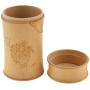joyMerit Wooden Bamboo Jar Lided Canister For Bathroom & Kitchen Teaware Food Storage - g