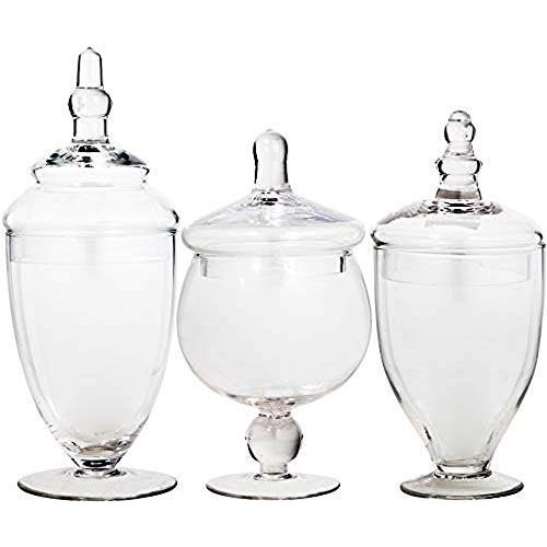 Home Essentials 3013 Apothecary Jar BB Terra Set of 3