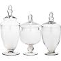 Home Essentials 3013 Apothecary Jar BB Terra Set of 3