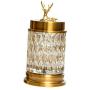 joyMerit Kitchen Canister Set With Airtight Lid For Food Storage, Store Coffee, Sugar, Tea, Spices, Dry Food and More (Deer Statue)