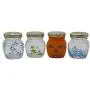 U-Pack 2oz Glas Jarbeutel mit Golddeckel für Honig, Marmelade, Gewürzpackung, 24er Set