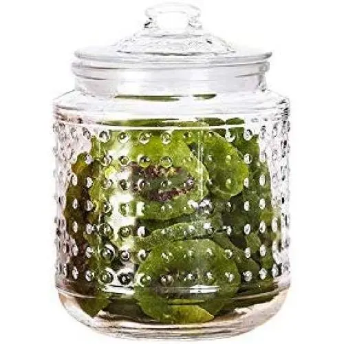 WH- Küche Transparente Bleifreie Glasbehälter für Aufbewahrung, Tank zur Aufbewahrung von Cerealien, klassifizierte Marmeladenbehälter, Jar für Kaffeebeeren (Farbe: Style 2, Größe: 700 ml)