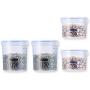 Storage Tank PP Plastic Food Storage Sealed Storage Box (Color : A)