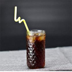 130~780Ml Mason Jar Glass Cup Beverage Mug With Lid Straw Summer Ice Cream Fruit Cold Drinking Jars Juice Cup Gifts Icecream Jar,350Ml