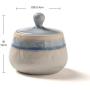Creative type ceramic storage jars seasoning salt bottle sugar with lid Reserve box in the kitchen-A