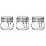 Ikea 6 packs Jar with lid, clear glass