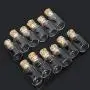 10PCS Cute Mini Clear Empty Cork Stopper Glass Bottles Seeds Beads Storage Wishing Message Vials Jars Container Craft Decor