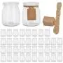Glass Jars, Betrome 7 oz Pudding Yogurt Storage Jar for Milk, Jam,Mousse,Yogurt,Wedding Favors, Shower Favors, Baby Foods(40 Pack) Glass Jars, Betrome 7 oz Pudding Yogurt Storage Jar for Milk, Jam,Mousse,Yogurt,Wedding Favors, Shower Favors, Baby Foods(40 Pack)
