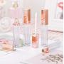XINGZI 6PCS 5ML 0.17Oz Clear Empty Lip Gloss Tubes Reusable Lip Balm Bottles Containers with Rose Gold Screw Lids DIY Cosmetic Containers Supplies for Lip Samples DIY Makeup Travel