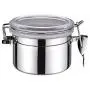 Contenant en Acier Inoxydable pour Cuisine, Récipient Hermétique avec Couvercle Transparent et Clip de Verrouillage, Pot de Conservation Alimentaire pour Stockage du Tabac, du Café, du Sucre, de la Farine, des Sucreries – Lutte Contre la Moisissure Contenant en Acier Inoxydable pour Cuisine, Récipient Hermétique avec Couvercle Transparent et Clip de Verrouillage, Pot de Conservation Alimentaire pour Stockage du Tabac, du Café, du Sucre, de la Farine, des Sucreries – Lutte Contre la Moisissure