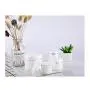 6PCS 30g/1.0oz Empty White Plastic Bottle with Silver Edge Screw Lid and Inner Liner Refillable Container Storage Pots Vials Jars Accessories for FaceEye Cream Lotion Skin Care Packing (White) 6PCS 30g/1.0oz Empty White Plastic Bottle with Silver Edge Screw Lid and Inner Liner Refillable Container Storage Pots Vials Jars Accessories for FaceEye Cream Lotion Skin Care Packing (White)