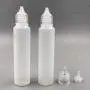 10 Stück Pen-förmige PE-Kunststoff-Tropferflasche, Flüssigkeitstropfer mit Kristallverschluss (15 ml)