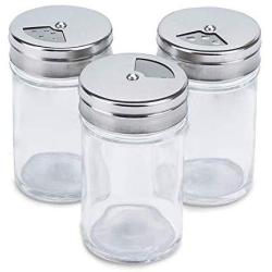 Kitchen Gadgets Spice Bottle Seasoning Box Kitchen Spice Storage Bottle Jars Transparent PP Salt Pepper Cumin Powder Box Set,Size 2