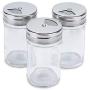 Kitchen Gadgets Spice Bottle Seasoning Box Kitchen Spice Storage Bottle Jars Transparent PP Salt Pepper Cumin Powder Box Set,Size 2