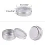 BENECREAT 14 Pack 2 OZ Tin Cans Screw Top Round Aluminum Cans Screw Lid Containers with Clear Window - Great for Store Spices, Candies, Tea or Gift Giving (Platinum) BENECREAT 14 Pack 2 OZ Tin Cans Screw Top Round Aluminum Cans Screw Lid Containers with Clear Window - Great for Store Spices, Candies, Tea or Gift Giving (Platinum)