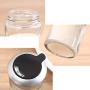 DUDDP Storage Spice lar set Reusable Jar Kitchen Seasoning Jar,Home Glass Pepper Bottle with Hole,Barbecue Seasoning Tank,Salt Shaker 3 Packs,Kitchen supplies