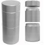 Herb Stash Jars | 2 Solid Aluminum Airtight Smell Proof Containers #1 Best Way To Preserve Spices & Herbs