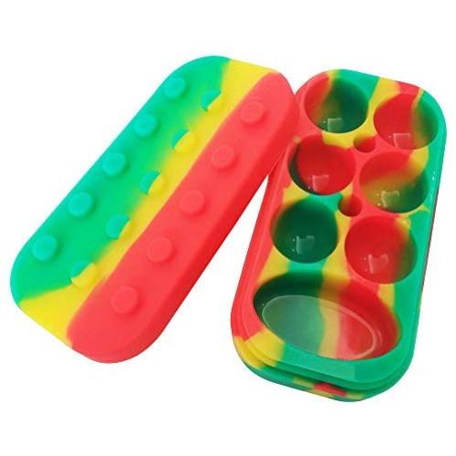 Bouteille en Silicone 1pc 34ml 6+1 Conteneurs Assortis pour Stockage de CBD, Conteneur de Vapeur, Silicone pour Concentrés CBD (1) Bouteille en Silicone 1pc 34ml 6+1 Conteneurs Assortis pour Stockage de CBD, Conteneur de Vapeur, Silicone pour Concentrés CBD (1)