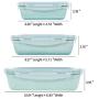 NUMYTON Food Prep Containers with Lids Meal Lunch Container Bpa-Free, Reusable Leak-proof, Non-Toxic Safe for Fridge, Dishwasher & Microwave