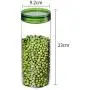 Bouteilles/Boîtes en verre étanches pour cuisine, étanches multi-usages, boîtes droites pour stockage de nourriture (couleur : Vert) Bouteilles/Boîtes en verre étanches pour cuisine, étanches multi-usages, boîtes droites pour stockage de nourriture (couleur : Vert)