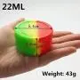 Bouteilles et Pots de Rangement | 5 Pièces 22ml Récipients Rotatifs en Silicone pour Cire, Huile, CBD, Crème, Alimentation | Silicone de Qualité Alimentaire | par HUDITOOLS | 1 PC Bouteilles et Pots de Rangement | 5 Pièces 22ml Récipients Rotatifs en Silicone pour Cire, Huile, CBD, Crème, Alimentation | Silicone de Qualité Alimentaire | par HUDITOOLS | 1 PC