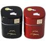 Shelf Floating Portable Storage Jar Tea Pot Coffee Pot Sealed Jar ABS Resin Tea Barrel Storage Tank. (Color : Black)