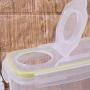 Kitchen Food Storage Jar Airtight Food Storage Plastic Kitchen Food Case Cereal Grain Bean Rice Storage Container Boxes (Size : L)