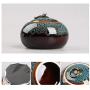 Food Stash Jar Ceramic Mini Tea Container Box Colourful Kitchen Storage Jars Sugar Bottles Dry Fruit Sealed Cans Candy Tanks,Fenqing