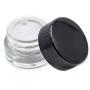 HFS (R) 5mL Glass Jar with Seal Screw Cap (Transparent Jar with Black Cap)