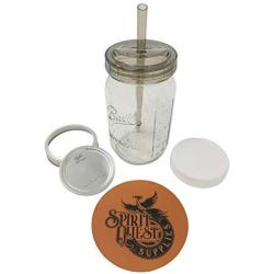 Mason Jar Drinking Glass Set (1 Jar Bundle)